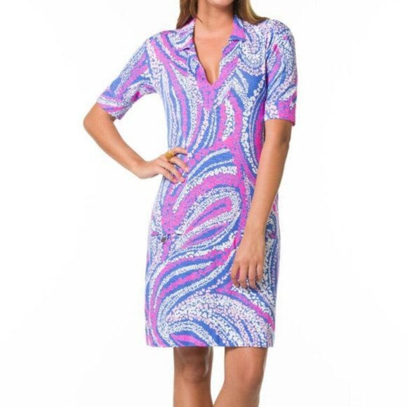 Tori Richard Honolulu Jaxon Tropical Print Dress Size S - Picture 10 of 11